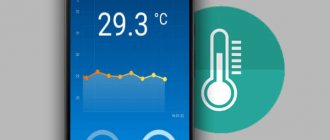Smartphone temperature
